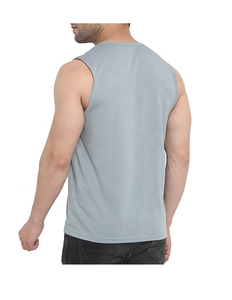 OEM Servicio Fitness Wear Color personalizado transpirable camiseta sin mangas 100% algodón tela sin mangas precio al por mayor hombres camiseta sin mangas - Product Image 4