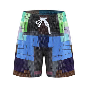 Pantalones cortos de malla atléticos personalizados para entrenamiento de ropa deportiva Pantalones cortos de malla al por mayor Impresión de logotipo sólido informal Sublimación de Pakistán - Product Image 3