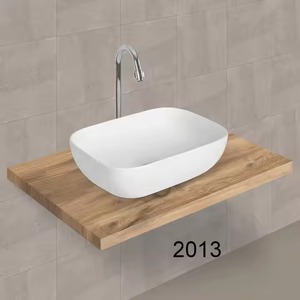 Qualité d'exportation d'usine indienne: Lavabo en céramique décoratif de bassin de dessus de table de lavage de main Lavabo-Produits sanitaires à bas prix - Product Image 6