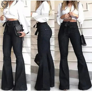 กางเกงทรงขาบานเอวสูงสำหรับผู้หญิง ไซส์ S ถึง 5XL ใส่ได้ทั้งฤดูใบไม้ผลิและฤดูร้อน สีพื้น เรียบหรู ดูดี เหมาะสำหรับใส่ทำงาน ทรงหลวม ขากว้าง - Product Image 6