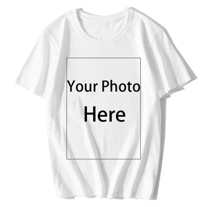 Impression personnalisée Broderie vierge 100% coton Unisexe Hommes Femmes T-shirts Tops Hommes Femmes Tshirt - Product Image 2