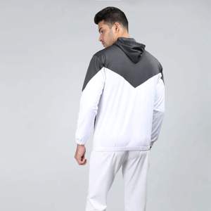 High Quality Comfortable Breathable Regular Fit Cotton/<b>Polyester</b> Solid Fleece <b>Tracksuit</b> Pullover Hoodie Soft Full Zipper Custom - Product Image 2