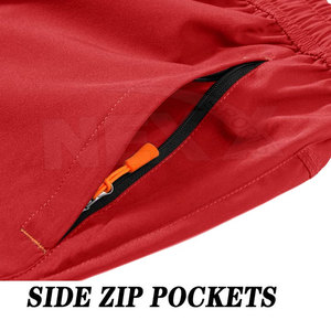 Nouveauté Short en polyester à séchage rapide fabriqué sur mesure avec le dernier design écologique et anti-rides à motif solide - Product Image 3