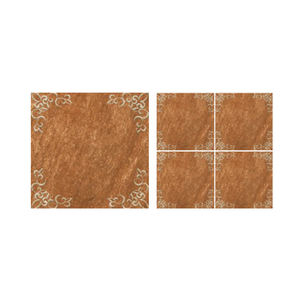 Carreaux de sol de jardin en céramique antique 400x400mm 40X40 cm, pierre de porcelaine antidérapante brillante pour villa école voiture clic - Product Image 1