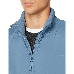Bolsillo con cremallera Chaleco de invierno algodón chaqueta sin mangas personalizado hombres puffer chaleco logo - Product Image 3