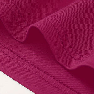 Respirant doux au toucher tissu foncé croix hommes faux deux pièces rose noir couleur Clash T-shirts à manches longues - Product Image 5