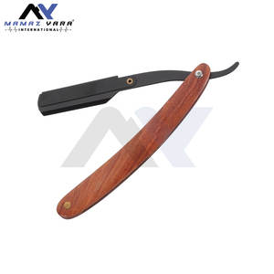 Rasoir de barbier vintage pour homme, manche en bois, rasoir de sécurité à double tranchant, rasage à domicile, voyage, soin de la barbe, rasage manuel classique à l'eau - Product Image 4