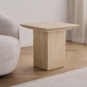 Conception incurvée élégante de Tableau de tambour en métal avec l'idéal durable lisse de meubles de finition argentée pour la table d'appoint ou l'affichage de Table basse - Product Image 6