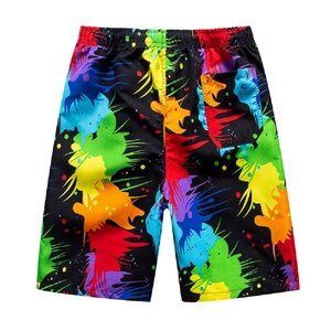<b>Mens</b> Quick Dry Swim <b>Trunks</b> Stretch Beach Shorts Compression Liner Drawstring Pocket Swimwear Canvas High Street Eco-Friendly - Product Image 2
