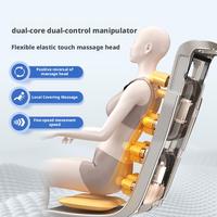 Fauteuil de massage compact zéro gravité pour salon avec contrôle AI Cerebrum, double cœur, mains Hifi Bluetooth, design luxueux du corps