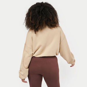 Venta al por mayor de alta calidad 3D Print slim fit mujer Thicken Gym Sudaderas con capucha de manga completa Sudaderas casuales recortadas Top gym HOODIE - Product Image 4