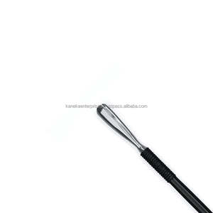 ที่ดันหนังกำพร้าเล็บแบบสองด้าน ทำจากสแตนเลสสีดำ คุณภาพระดับมืออาชีพ ใช้ซ้ำได้ ทนทาน สำหรับทำเล็บมือและเล็บเท้า ใช้ทำความสะอาดเล็บ - Product Image 5