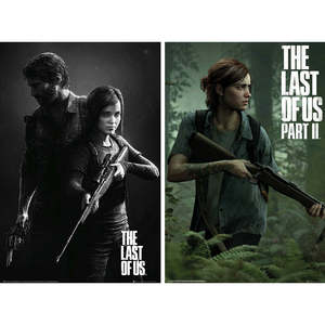 For the Last of Us 2er-<b>Set</b> Vinyl Poster Digital Printing for Home Decor or Education Part 1 & 2 - Product Image 1