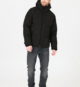 Veste matelassée noire de qualité supérieure, style bulle, pour l'hiver, chaude, pour l'extérieur, vêtement de mode, pour hommes et femmes, vente en gros - Product Image 3