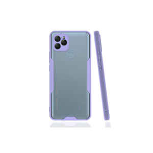 Funda Protectora Trasera de Silicona Morada Premium de la Serie Netzy SAFA Parfe, Funda Protectora para Teléfono Móvil 21 con Impresión UV - Product Image 1