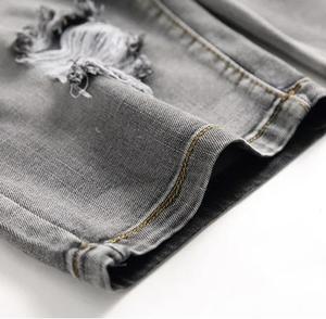 Vente en gros de vêtements de mode pour hommes Shorts pour hommes Jeans adoucissants Shorts décontractés Shorts en jean pour hommes Vente à chaud de haute qualité 2025 - Product Image 3