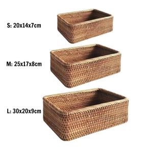 Nuevo producto 2025 Cesta de paja tejida con asa colgante o cesta de ropa con asa Muchos colores personalizables Hecho en Vietnam - Product Image 1