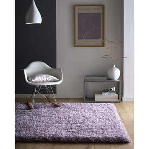 Ensemble de tapis shaggy lavande The Rugs Chicago 90x150 cm – Revêtement de sol confortable et texturé - Product Image 4