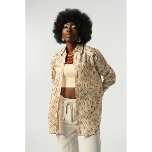 Collezione di Camicie Oversize da Donna in Lino 100% con Motivi - Product Image 4