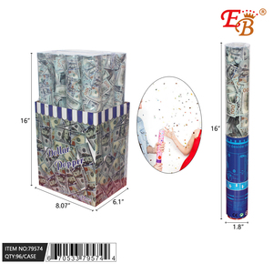 96 pièces/CS 15\" Popper de billets de dollars américains pour diverses occasions : révélation de sexe, fête du Nouvel An, mariage, remise de diplôme, Halloween - Product Image 1