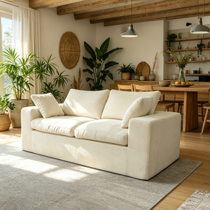 Sofá Nube de 2 y <span class=keywords><strong>3</strong></span> <span class=keywords><strong>Plazas</strong></span>, 312 Piezas, Sofá Suave sin Estructura, Comprimido en Caja, Mueble Tapizado para Sala de Estar - Product Image 2