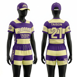 Tenue de rugby pour femmes en tissu interlock polyester 180 GSM, design à panneaux vert et bleu, personnalisable par sublimation avec logo, nom et numéro. - Product Image 6
