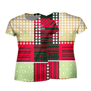 เสื้อยืดคอกลมปรับแต่งได้สำหรับทุกเพศดีไซน์โลโก้สำนักงานพิมพ์ซับลิเมชันแบบเต็มรูปแบบผ้าถักผ้าแขนสั้น - Product Image 1