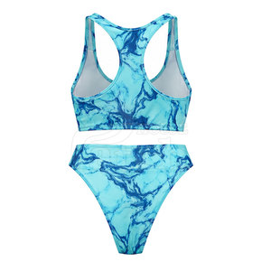 Ensemble de bain élégant pour femme, coupe haute, tissu à séchage rapide, idéal pour la plage, les vacances, les voyages, les loisirs - Product Image 2