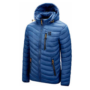 Chaqueta de Invierno Acolchada Cortavientos para Hombre, Chaqueta Económica con Logotipo Personalizado, Nuevo Diseño - Product Image 2