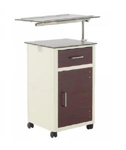 Table de chevet en bois de qualité supérieure avec tiroir de rangement et étagère inférieure pour chambres à coucher - Product Image 3