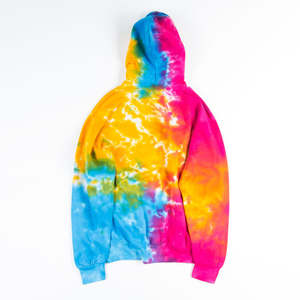 Sudadera con Capucha Unisex Extra Grande con Estampado Tie Dye, Personalizada, 100% Algodón, Felpa, Bordada, de Invierno, Talla Grande para Hombre, con Capucha con Cuello - Product Image 1