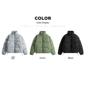 Vente en gros Veste matelassée imprimée OEM personnalisée pour hommes Logo personnalisé Veste d'hiver pour hommes avec poche Veste matelassée pour hommes - Product Image 6