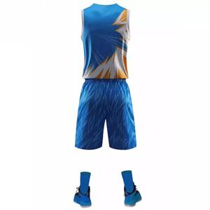 Uniformes de basket-ball fabriqués professionnels uniformes de basket-ball pour hommes anti-rides en polyester - Product Image 2
