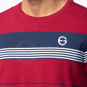 Dernière conception de haute qualité Fitness Running Wear hommes t-shirts nouveauté léger coton polyester t-shirt pour hommes - Product Image 5