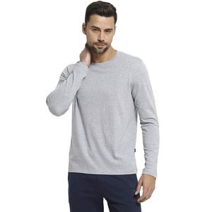 Camiseta de Manga Larga para Hombre, Ajustada, de Alta Calidad, Nueva, al por Mayor, para Verano, Tejido de Punto, a la Moda - Product Image 1