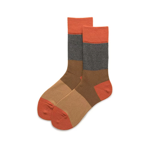 High Quality Cotton Ribbed Solid Color Dress Mens <b>Socks</b> Classic Black White Beige <b>Socks</b> for Men - Product Image 3