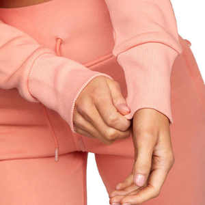 Sudadera gruesa mujer Casual sólido manga larga suelta Fit Tops pulóver mujer Otoño Invierno sudaderas con capucha de mujer - Product Image 2