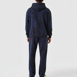 Ensemble Jogging Brodé à Fermeture Éclair, Lavage à l'Acide, Streetwear Vintage, Ensemble de Sweat-Shirt Personnalisé de Haute Qualité, Pantalon de Jogging Évasé pour Hommes, Ensemble de Survêtement - Product Image 6