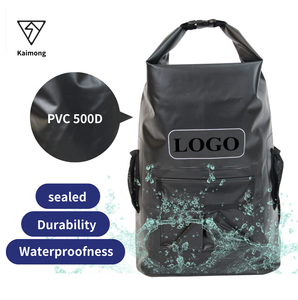 20L ตั้งแคมป์กลางแจ้งกีฬาทางน้ำโลโก้ที่กำหนดเองพีวีซีกันน้ำแห้งกระเป๋าเป้สะพายหลัง - Product Image 5