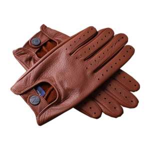 Guantes de cuero de dedo completo para hombre Guantes de cuero de moda de invierno elegantes personalizados de alta calidad - Product Image 1