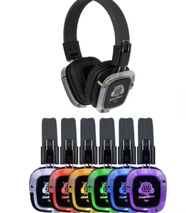 Casque audio silencieux à changement de couleur Prism, best-seller, lot de 40, 2 émetteurs portables, garantie 3 ans, son surround - Product Image 1