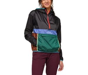 Chaqueta de senderismo a prueba de viento ligera personalizada para mujer, cierre de cremallera, tejido de punto, bordado, diseño transpirable, Mangas desmontables - Product Image 1