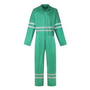 High Quality 100% Cotton Men's Work Wear Coverall Customizable Safety Overall for Workers Hot Selling Anti-Static Uniform - Product Image 1