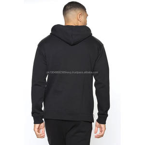 ชุดวอร์มเปล่าขายส่งสำหรับผู้ชาย สีดำ ยูนิเซ็กซ์ ผ้าฝ้าย 65% โพลีเอสเตอร์ 35% ชุดวอร์มโอเวอร์ไซส์ ชุดวอร์มผู้ชายแบบจ็อกเกอร์ ชุดวอร์ม 2 ชิ้น - Product Image 4