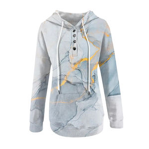 Sweat à capuche femme Streetwear d'hiver de haute qualité conception personnalisée pull graphique 3D sweat à capuche 100% coton polaire - Product Image 1