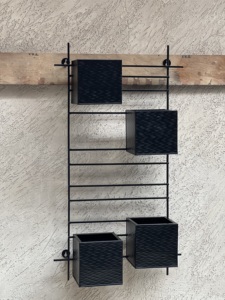 Présentoir de jardinières en métal de qualité supérieure, support Vertical de jardinières murales pour Pots et jardinières - Product Image 3