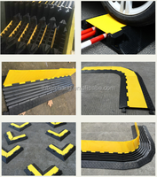 Protection de rampe de pont de câble en caoutchouc à 5 canaux, nouveau design, serrure serrée, approuvé CE