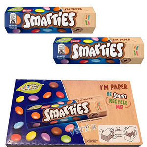 Smartie Candy Rolls สีแดงรสดั้งเดิม3.2lbs ลูกอมขนาดใหญ่52ออนซ์ - Product Image 5
