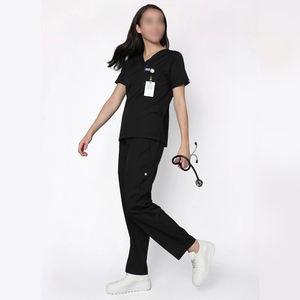 Conjuntos de Uniformes Médicos Estándar Global de Fabricante Bengalí, Conjuntos de Uniformes Médicos Unisex Personalizados de la Marca Amriss, 72% Poliéster, 22% Rayón, 6% - Product Image 1