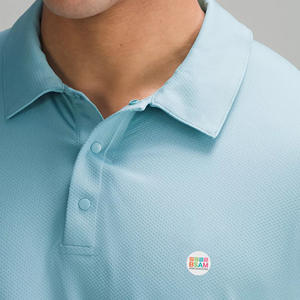 Diseño personalizado de los hombres para la camisa de manga corta de polo de alta calidad 100% algodón piqué transpirable estilo casual sólido-directo de Bangladesh - Product Image 3